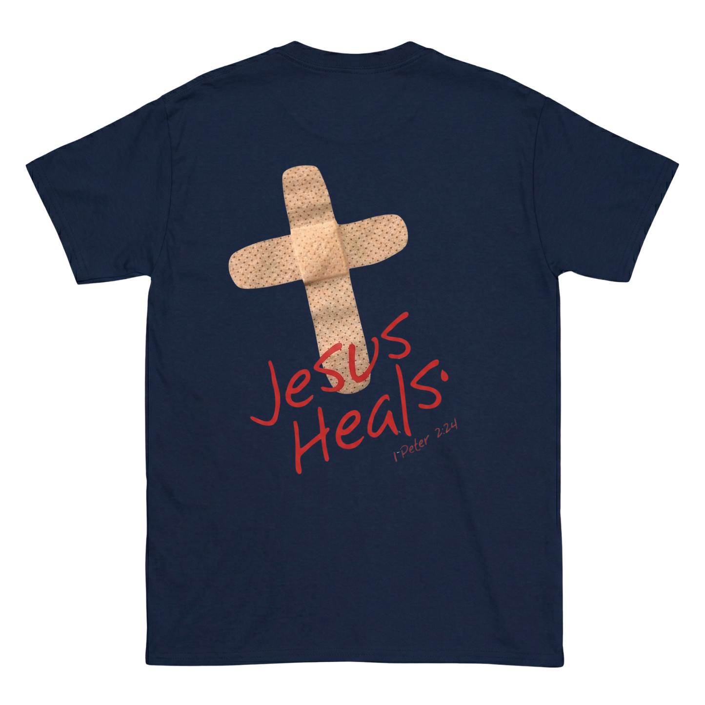 Jesus heals Backprint T-Shirt II