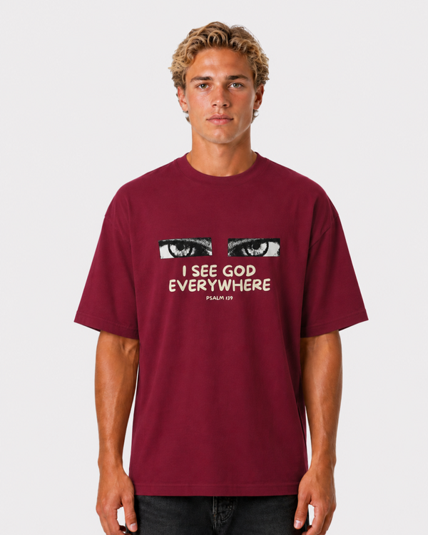 I SEE GOD EVERYWHERE Frontprint T-Shirt II