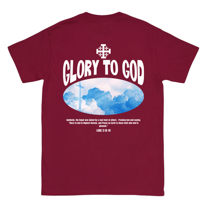GLORY TO GOD Backprint T-Shirt II