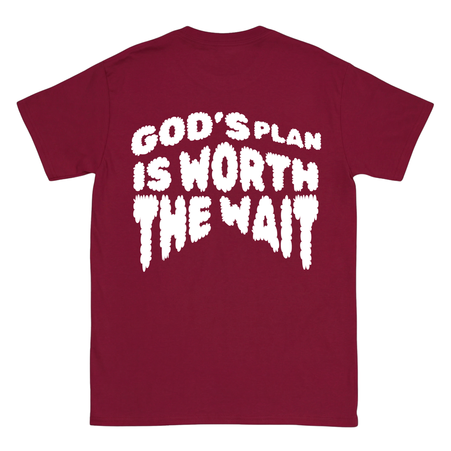 GOD’S PLAN IS WORTH THE WAIT Backprint T-Shirt II