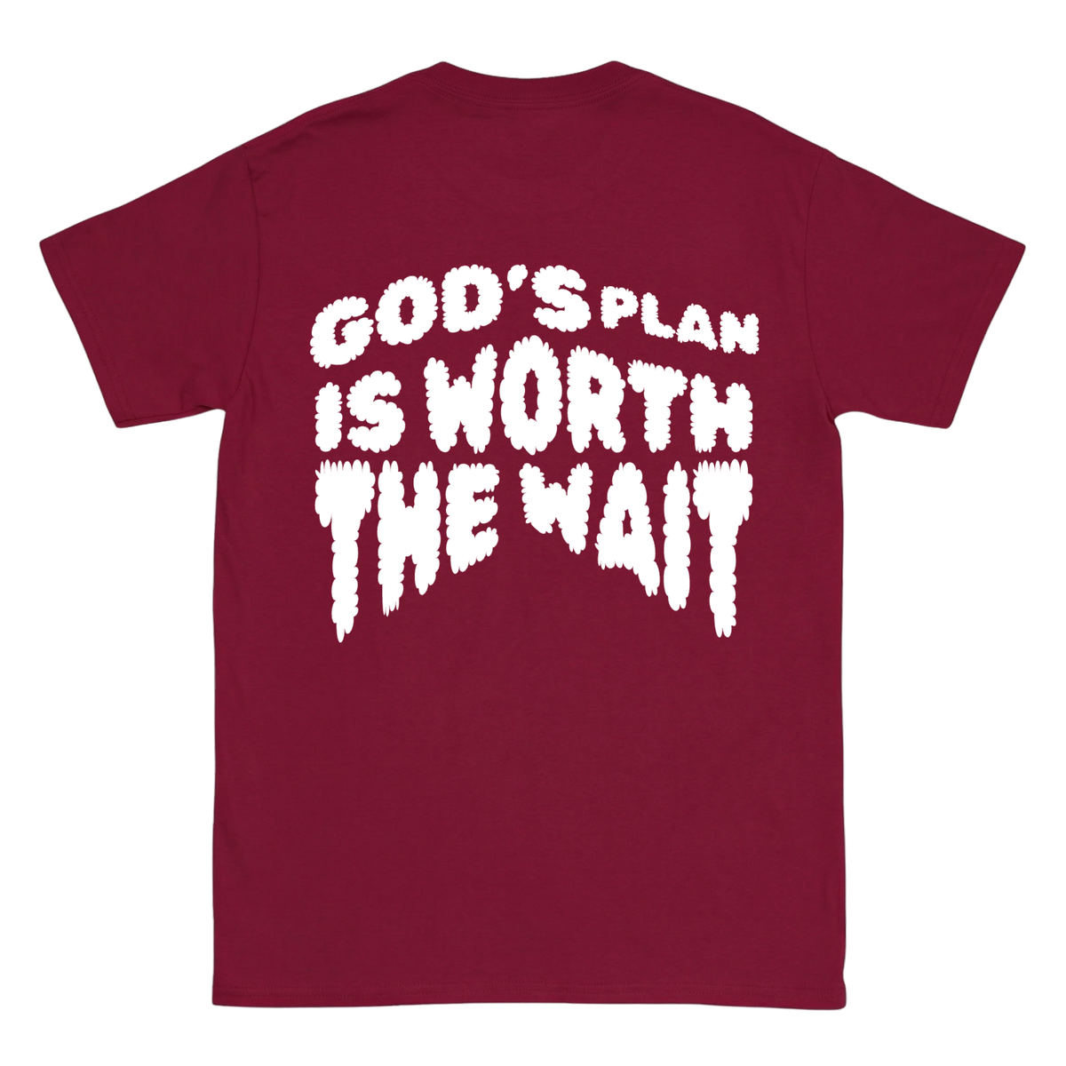 GOD’S PLAN IS WORTH THE WAIT Backprint T-Shirt II
