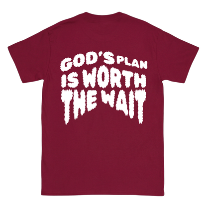 GOD’S PLAN IS WORTH THE WAIT Backprint T-Shirt II