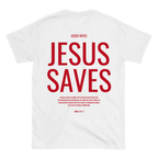 JESUS SAVES Front-/Backprint T-Shirt II