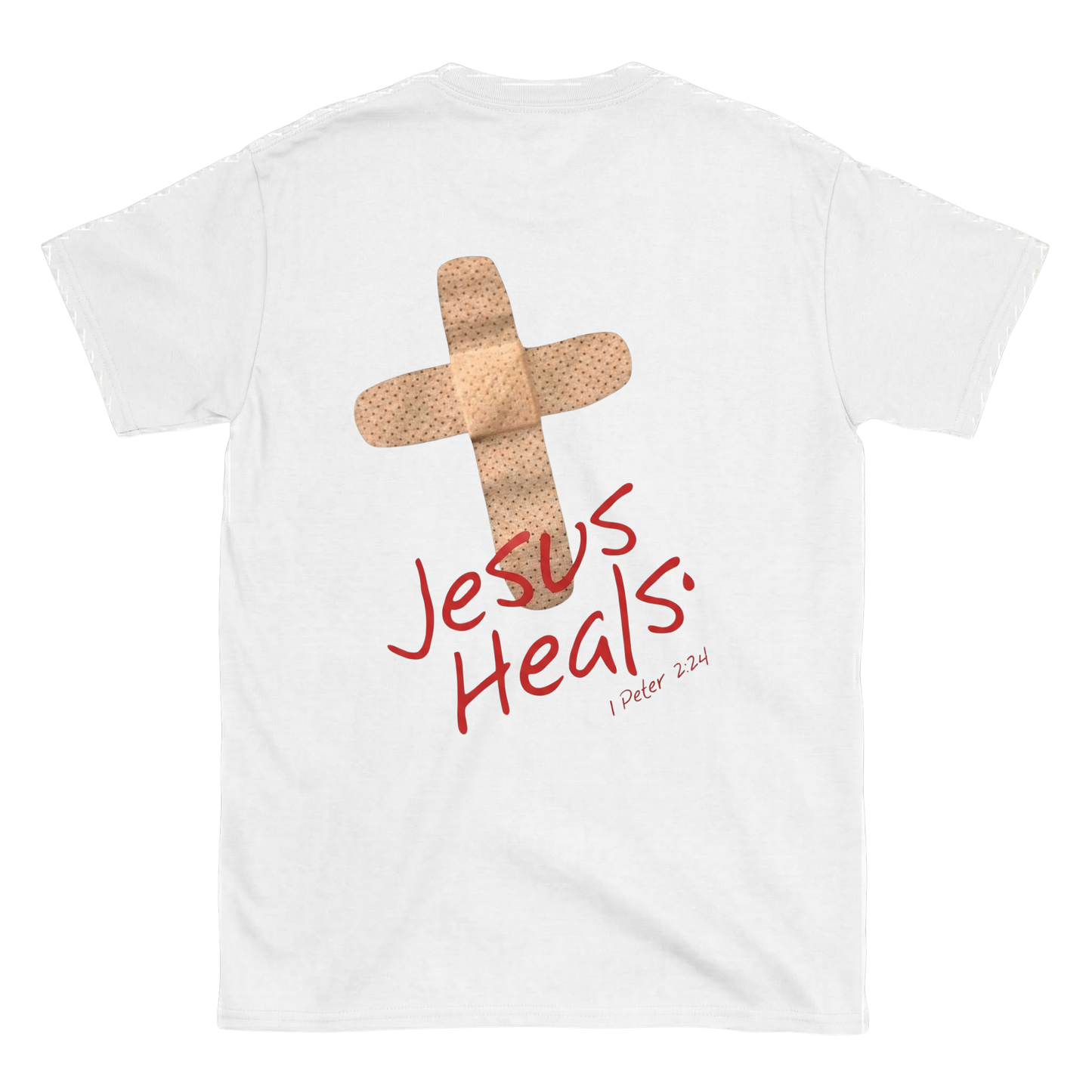 Jesus heals Backprint T-Shirt II