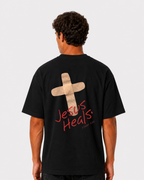 Jesus heals Backprint T-Shirt II