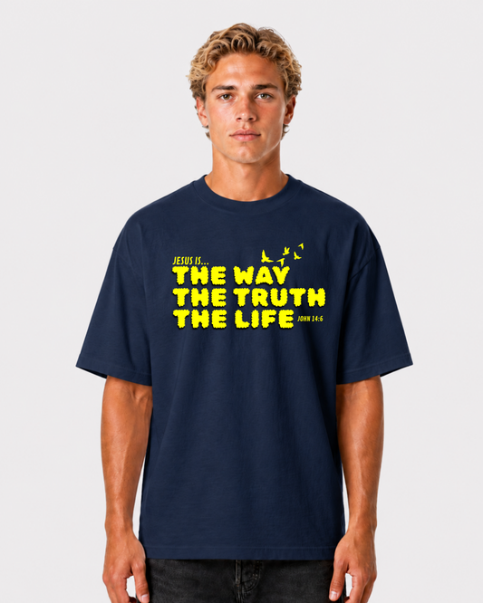 JESUS IS THE WAY, THE TRUTH, THE LIFE Frontprint T-Shirt II