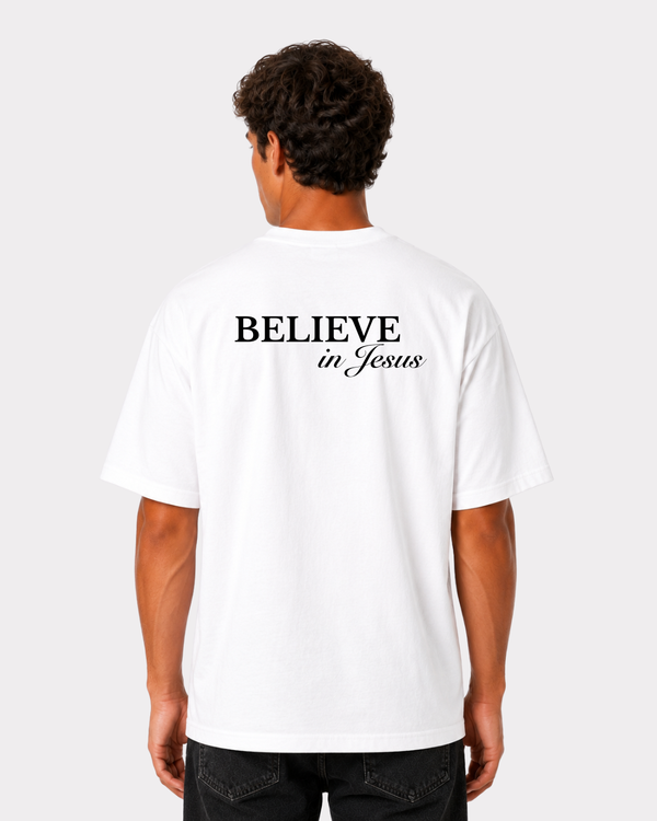 Believe in Jesus Backprint T-Shirt
