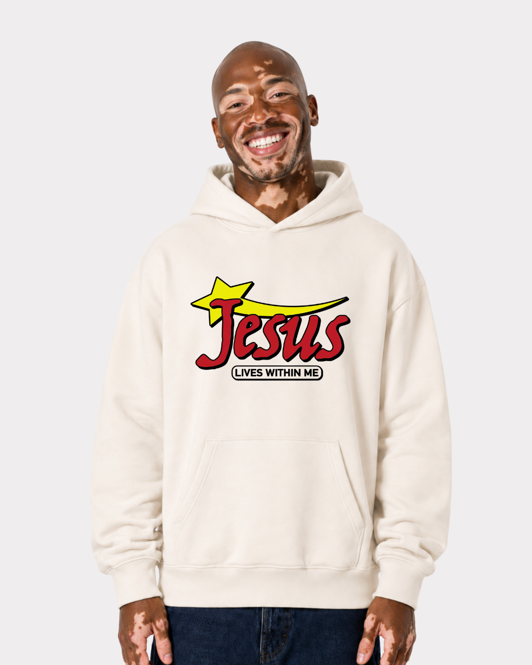 JESUS LIVES WITHIN ME Frontprint Hoodie