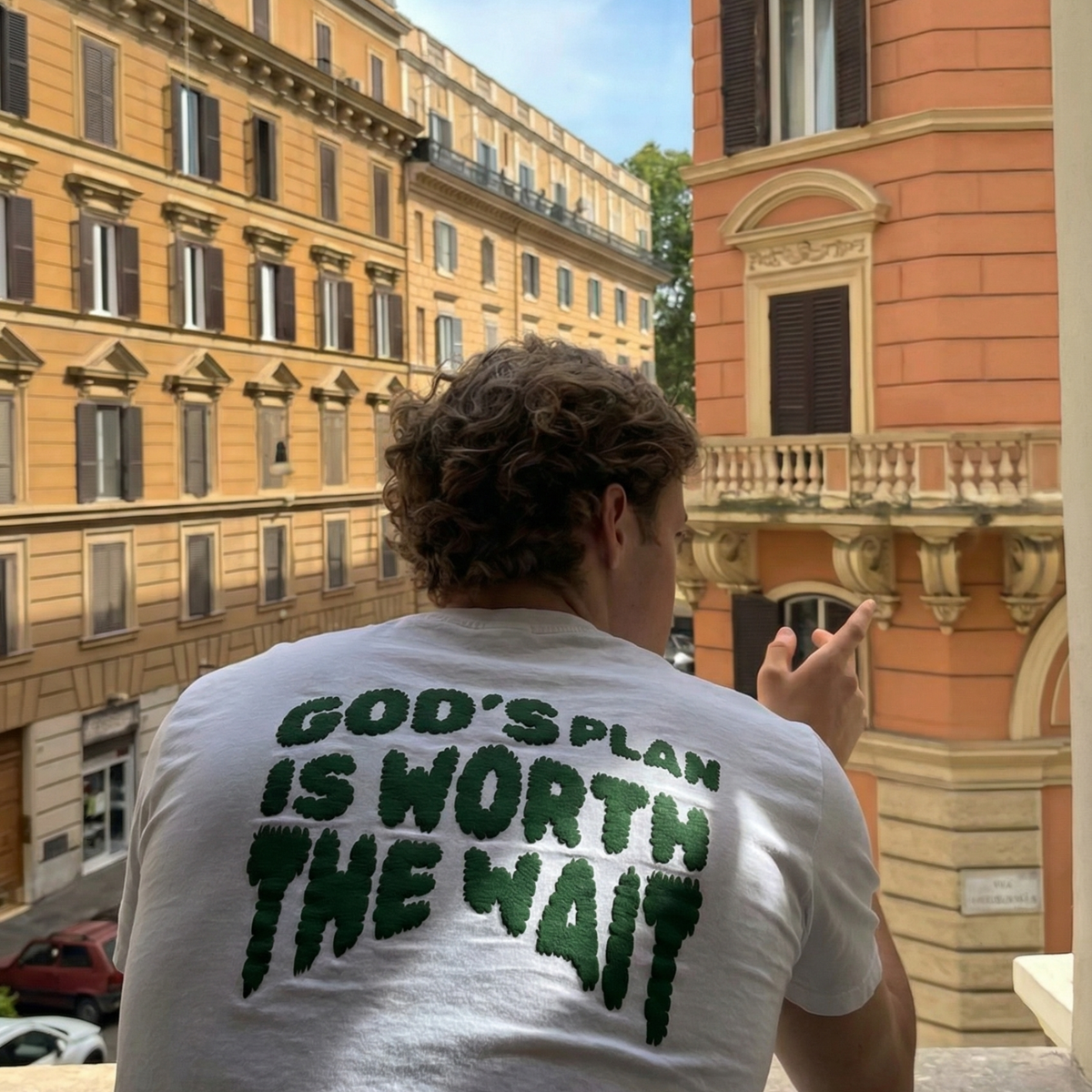 GOD’S PLAN IS WORTH THE WAIT Backprint T-Shirt II