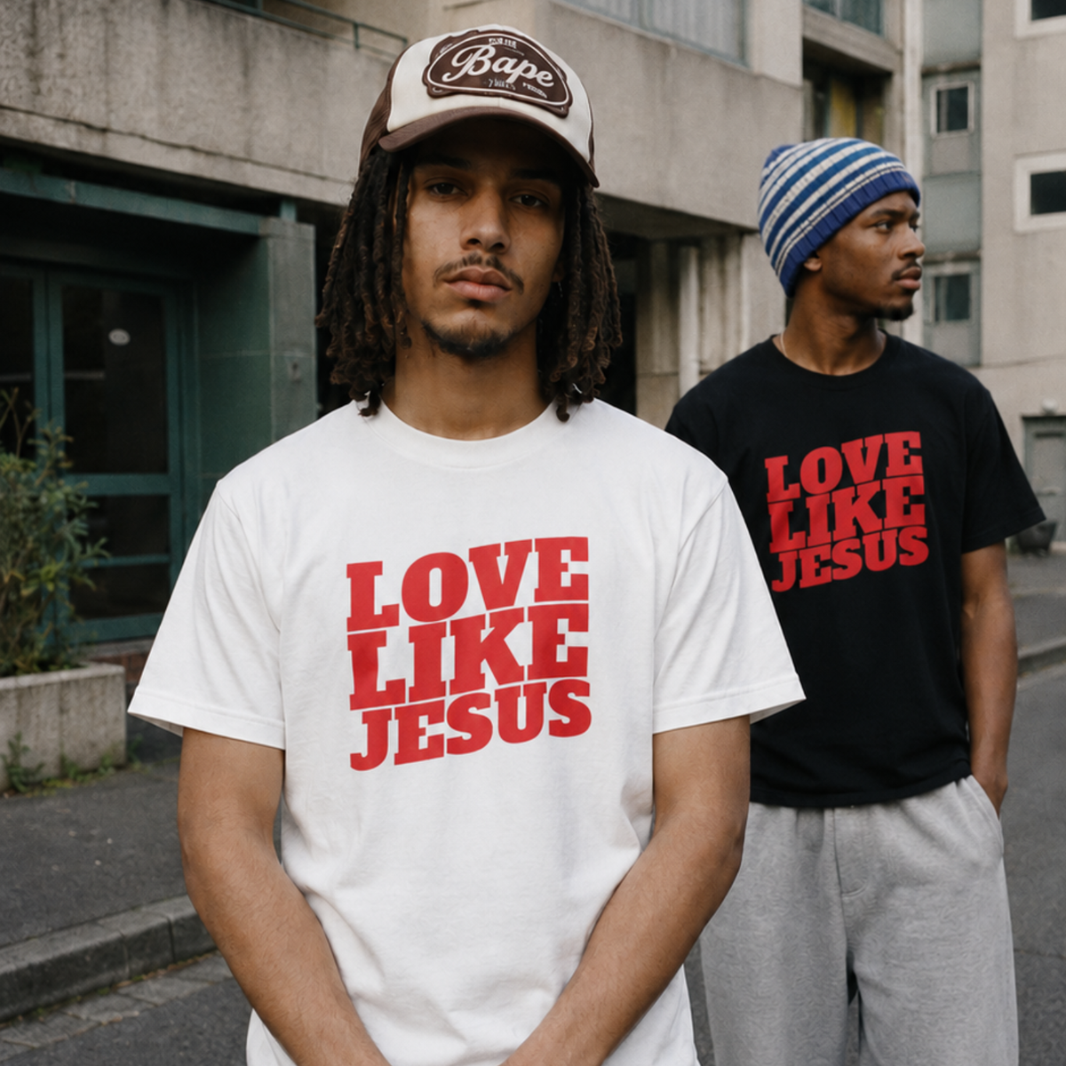 LOVE LIKE JESUS Frontprint T-Shirt II