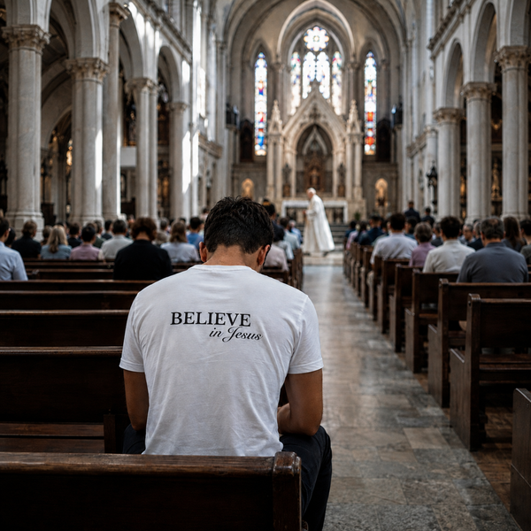 Believe in Jesus Backprint T-Shirt